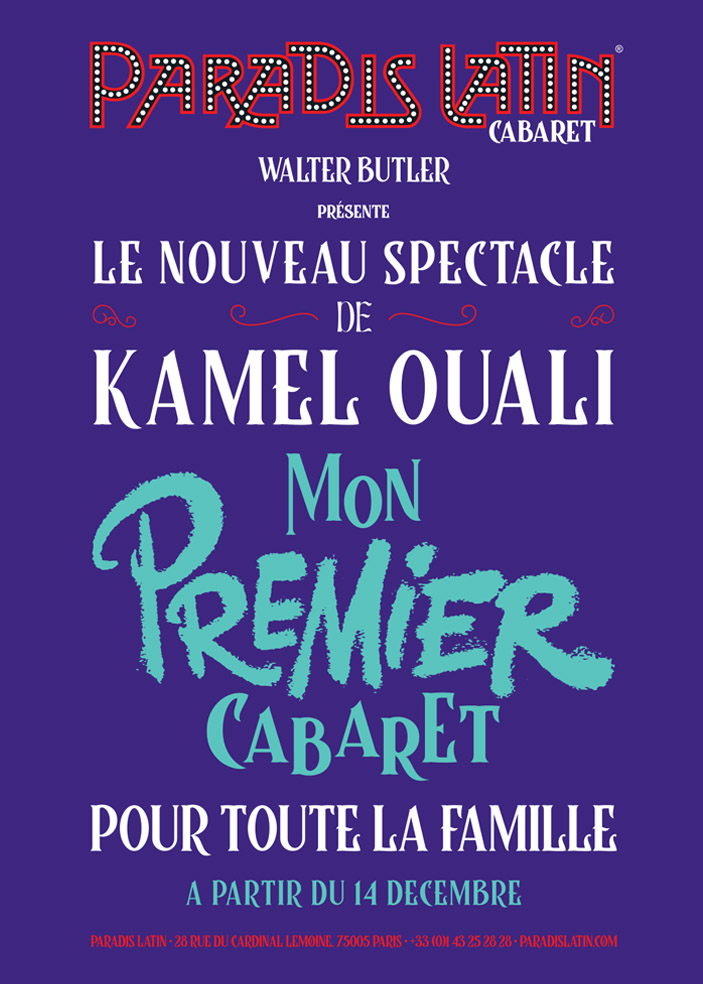 poster mon premier cabaret paradis latin