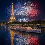 Paradis sur Seine Gala Croisière 13 juillet feu d'artifice
